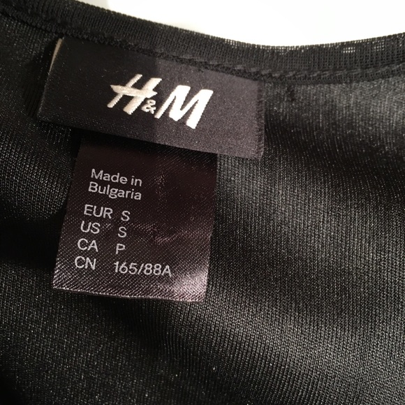 H&M Black Sleeveless V Neck Dress Womens Size S - Picture 7 of 8